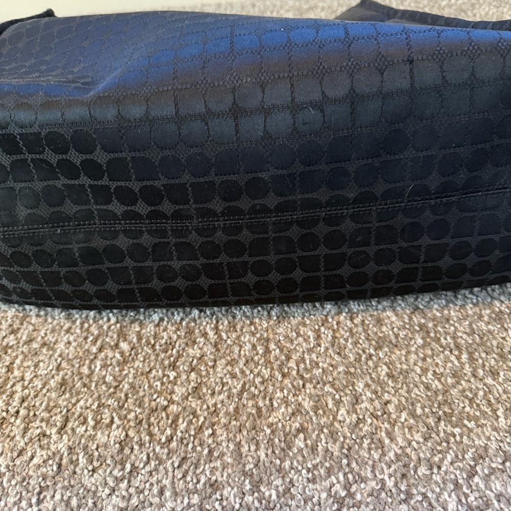 Kate Spade Dot Black Textured Tote Bag - Picture 8 of 9